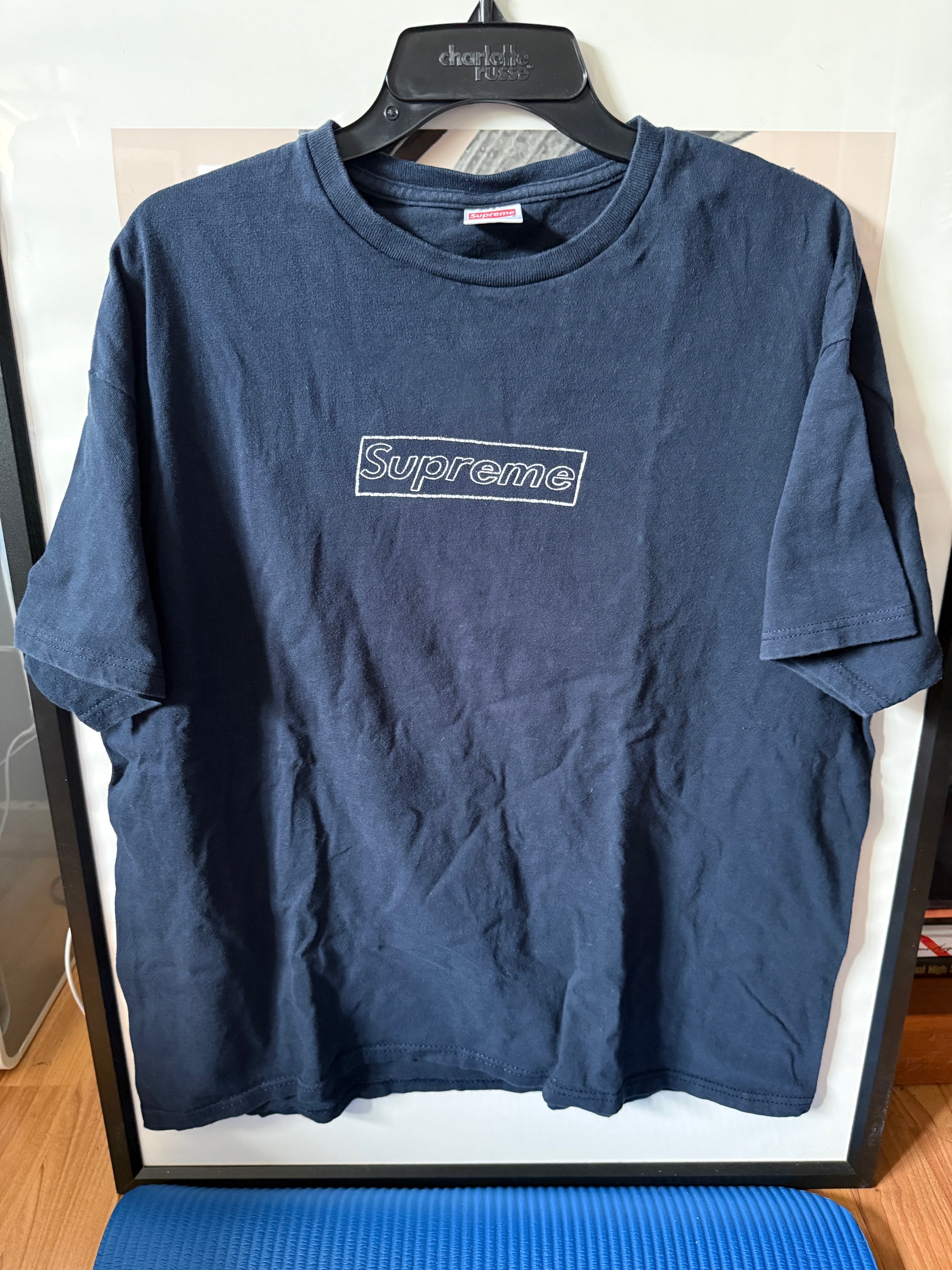 Supreme Kaws Box Logo T Shirt XL Pre-Owned